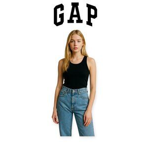 Gap True Vintage 90s High Rise 100% Cotton Ankle Straight Leg Jeans Blue Classic